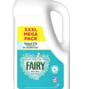 Fairy Non Bio Laundry Liquid, 172 Wash, 4.988L