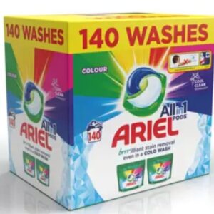 Ariel All in One Colour Pods, 140 Wash